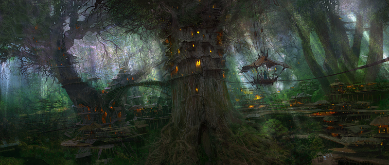 Illustration for article titled The fantastic worlds of Craig Mullins—one of the best illustrators ever